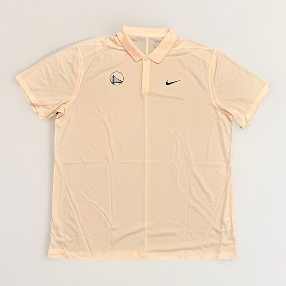 Nike Golden State Warriors Polo Mens XL Shirt NBA Dri-FIT - Picture 1 of 8
